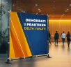 Reklamvägg med eget tryck